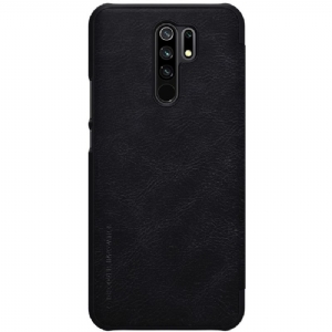 Etui Na Telefon Pokrowce do Xiaomi Redmi 9 Biznes Seria Qin Efekt Skóry