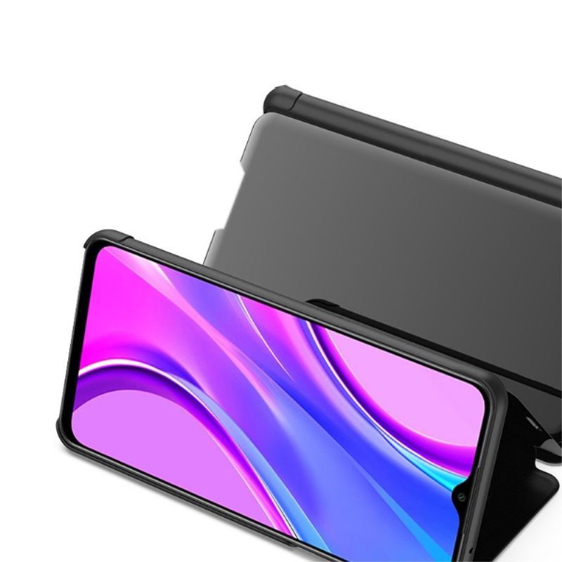 Futerały do Xiaomi Redmi 9 Etui Folio Efekt Lustra