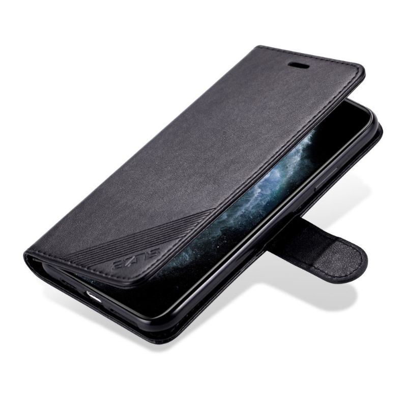 Etui do iPhone 12 Mini Azns Etui Na Karty Ze Sztucznej Skóry