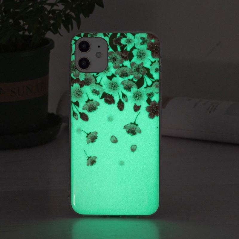 Etui do iPhone 12 Mini Fluorescencyjne Kwiaty