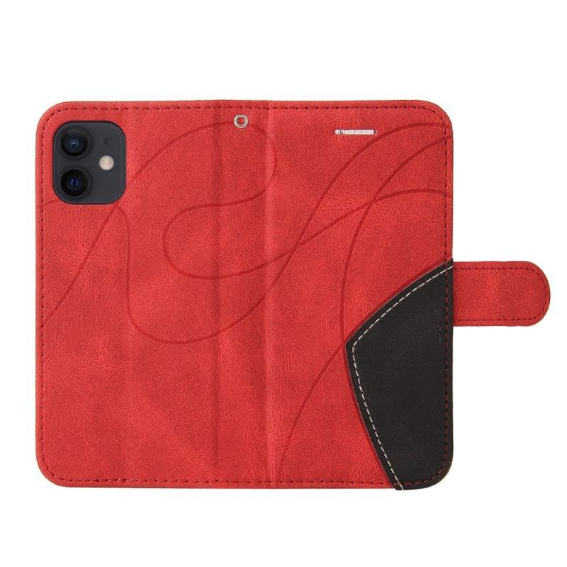 Etui Folio do iPhone 12 Mini Bicolor Artystyczny