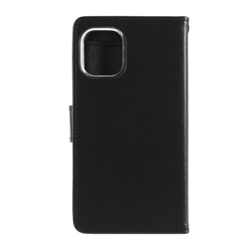 Etui Folio do iPhone 12 Mini Bogata W Rtęć Premium