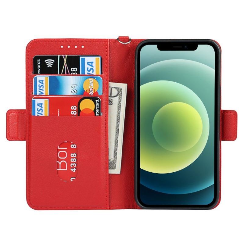 Etui Folio do iPhone 12 Mini Kwiatowe Serce