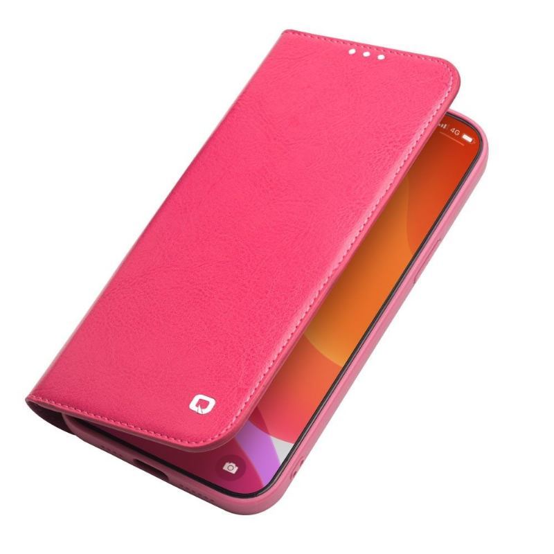 Etui Folio do iPhone 12 Mini Prawdziwa Skóra