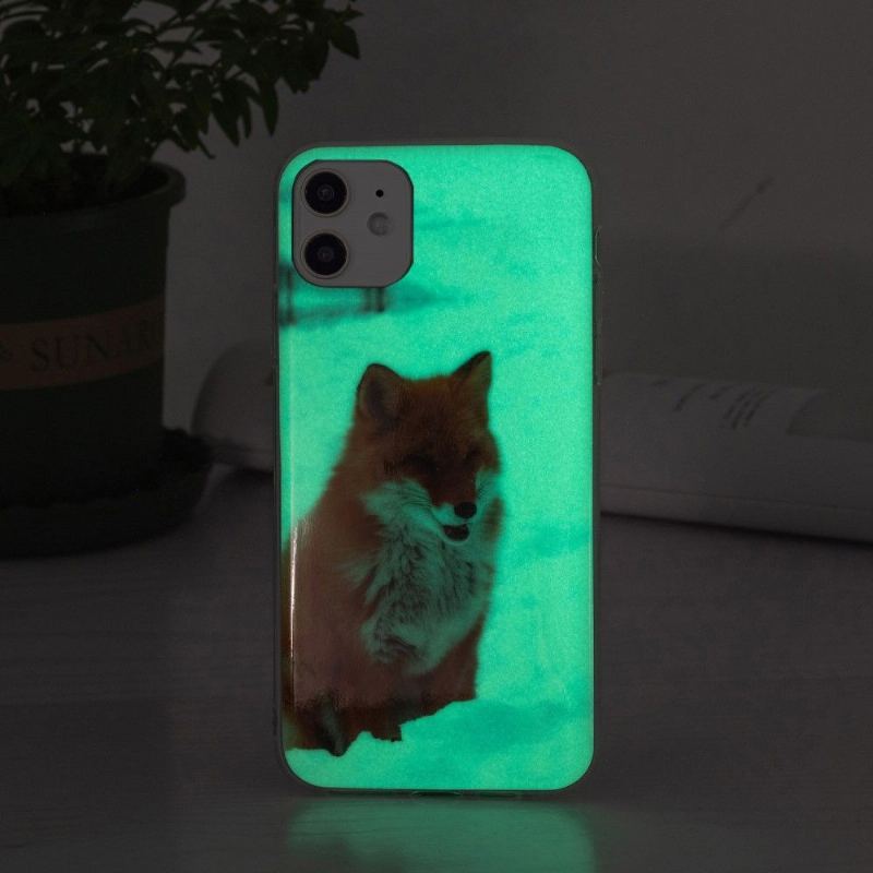 Futerały do iPhone 12 Mini Fluorescencyjny Lis Czerwony