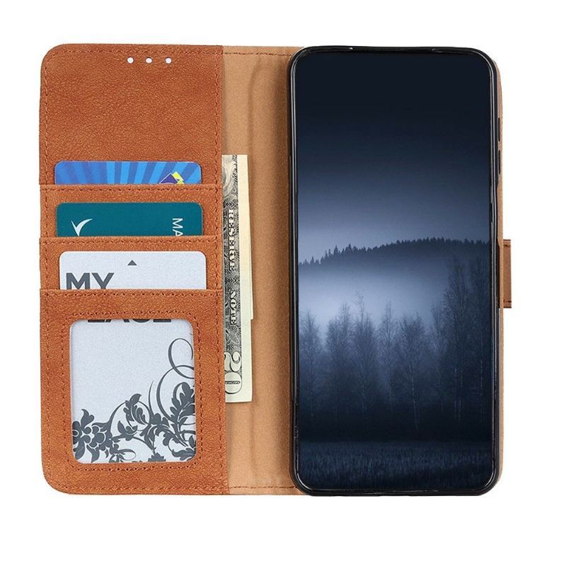 Etui Folio do Xiaomi Mi 11 Ultra Classic Khazneh Efekt Skóry Retro