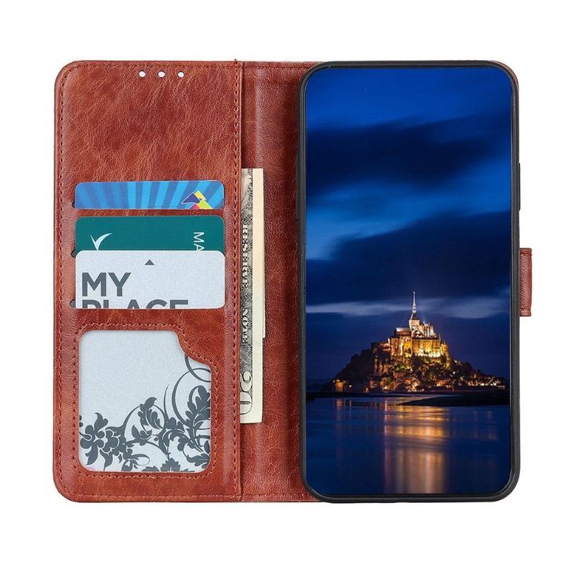 Etui Folio do Xiaomi Mi 11 Ultra Hind Protect Skórzany Efekt