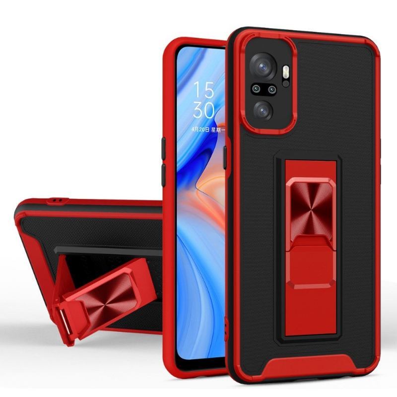 Etui do Xiaomi Redmi Note 10 4G / Note 10S Anti-fall Bicolor Ze Stojakiem