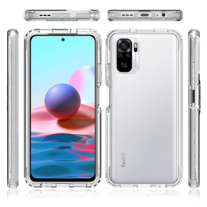 Etui do Xiaomi Redmi Note 10 4G / Note 10S Biznes Hybrid Clear Odporny Na Wstrząsy