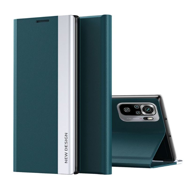 Etui do Xiaomi Redmi Note 10 4G / Note 10S Biznesowy Magnes Z Efektem Skóry