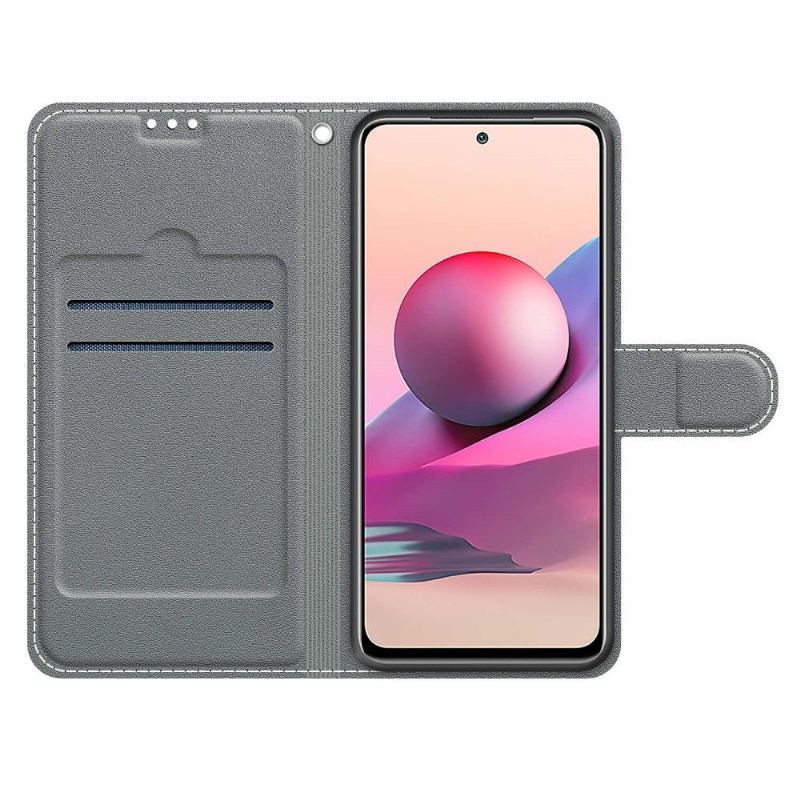 Etui Folio do Xiaomi Redmi Note 10 4G / Note 10S Classic Trzy Wzory