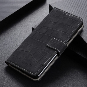 Etui Folio do Xiaomi Redmi Note 10 4G / Note 10S Obrzeża Imitacja Skóry Krokodyla