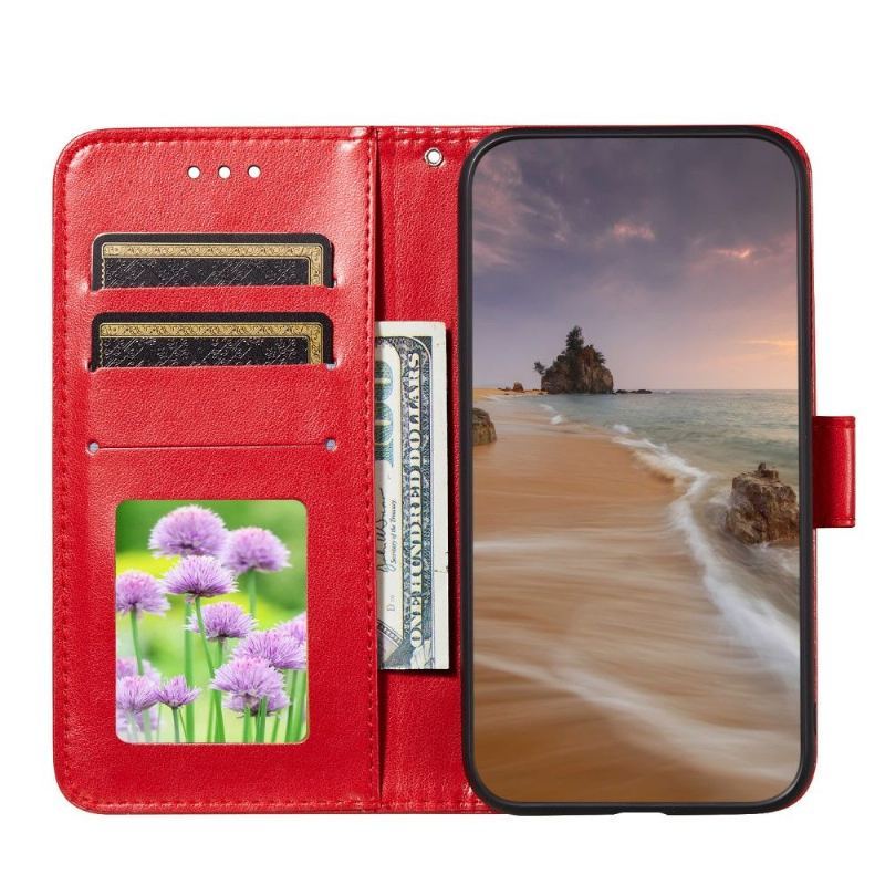 Etui Folio do Xiaomi Redmi Note 10 4G / Note 10S Rebeka Efekt Skóry