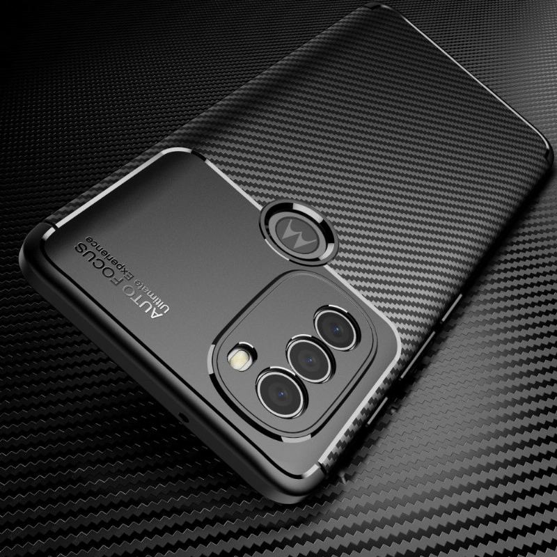 Futerały do Motorola Moto G71 5G Styl Włókna Węglowego