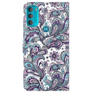 Obudowa Etui Na Telefon do Motorola Moto G71 5G Paisley Kwiaty