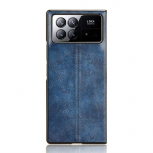 Etui Xiaomi Mix Fold 3 Efekt Skóry W Stylu Retro Etui Ochronne