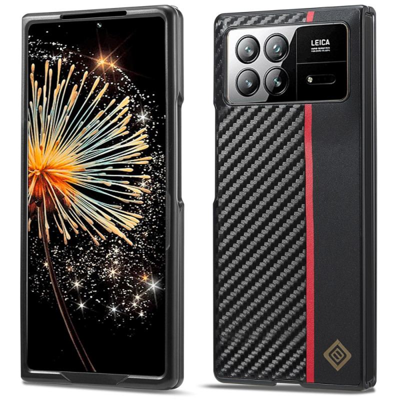 Etui Xiaomi Mix Fold 3 Tekstura Włókna Węglowego Lc.imeeke