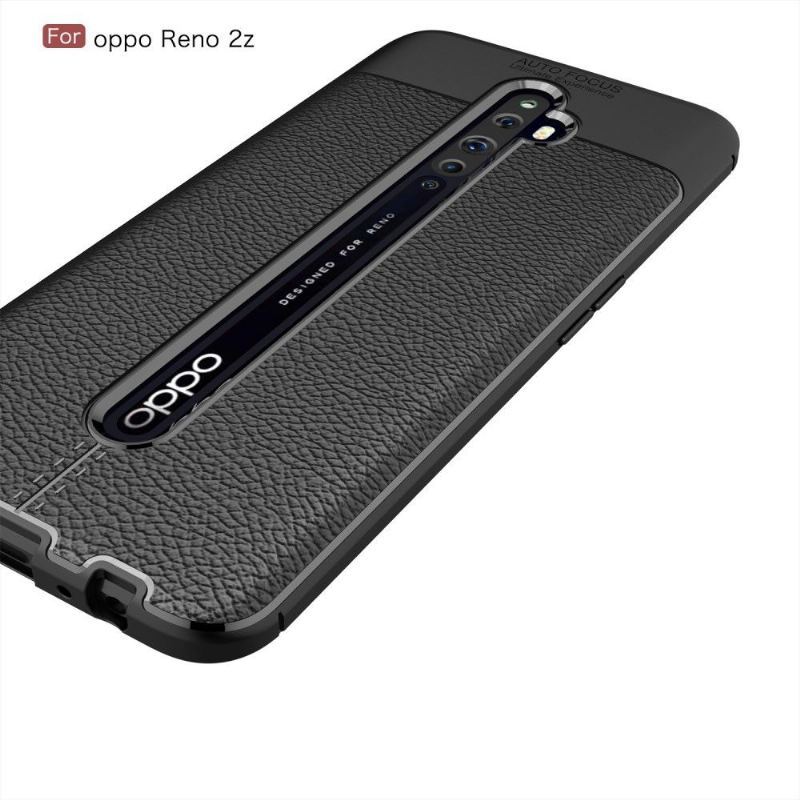 Etui do Oppo Reno2 Z Ziarniste Wykończenie