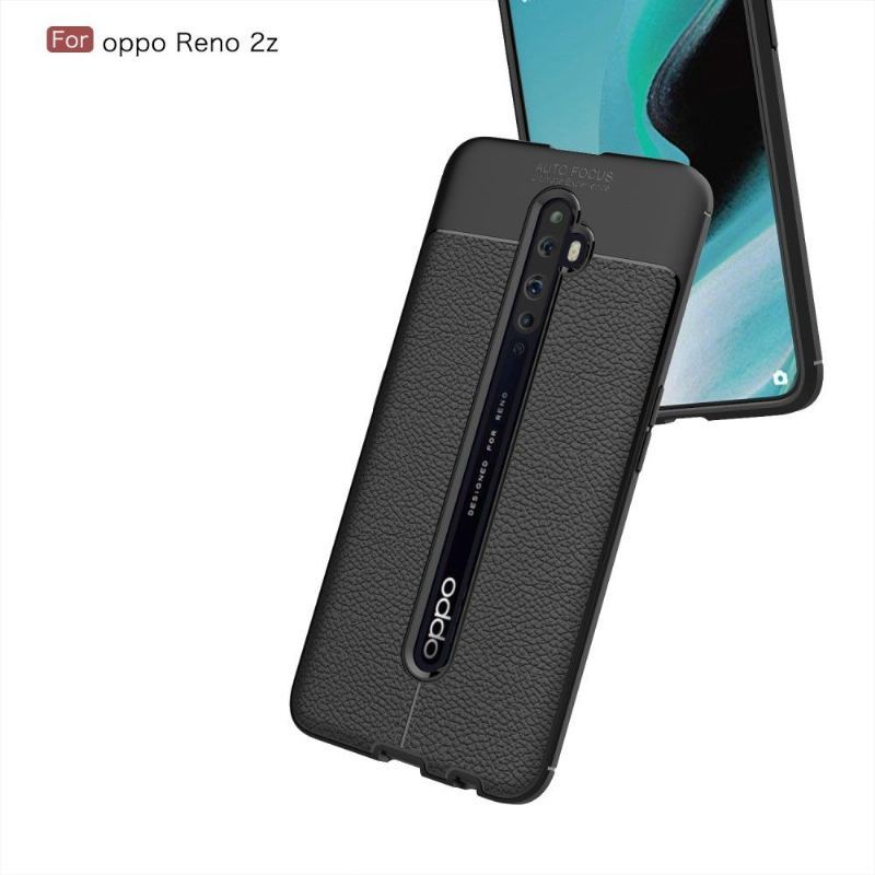 Etui do Oppo Reno2 Z Ziarniste Wykończenie