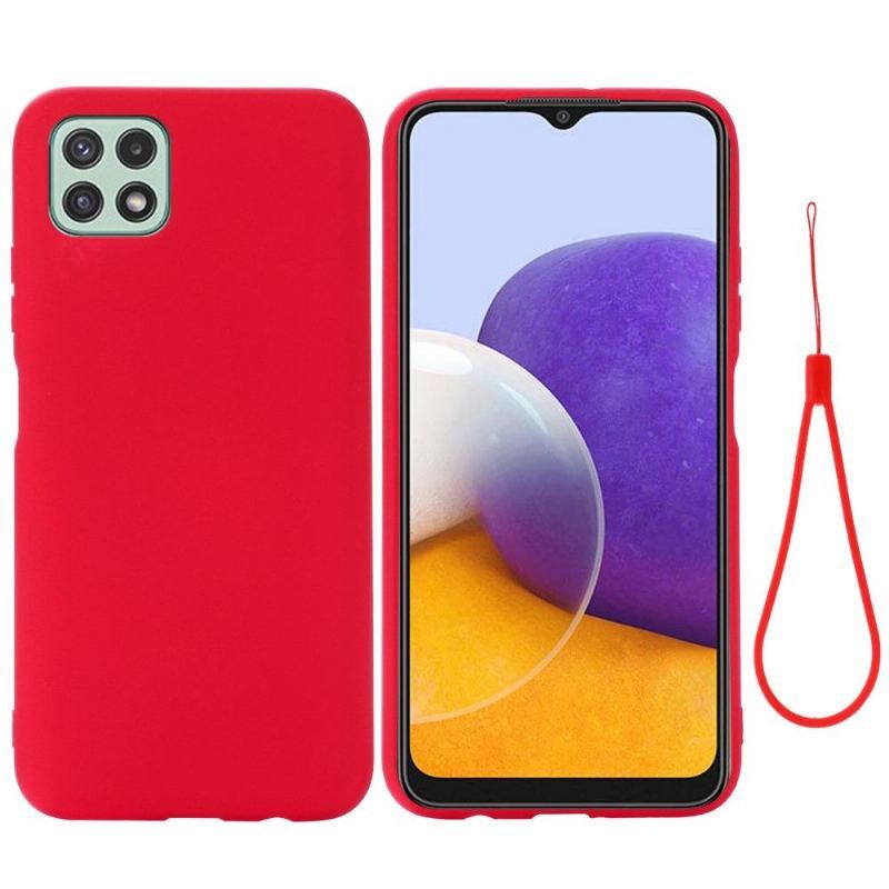 Etui do Samsung Galaxy A22 5G Biznes Puro Płynny Silikon