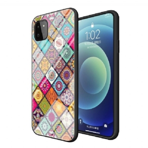 Etui do Samsung Galaxy A22 5G Kalejdoskop Mandala Ze Stojakiem