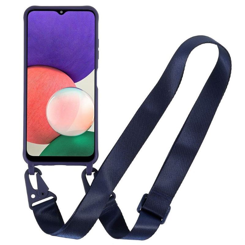 Etui do Samsung Galaxy A22 5G Etui Ochronne Ochrona Z Paskiem