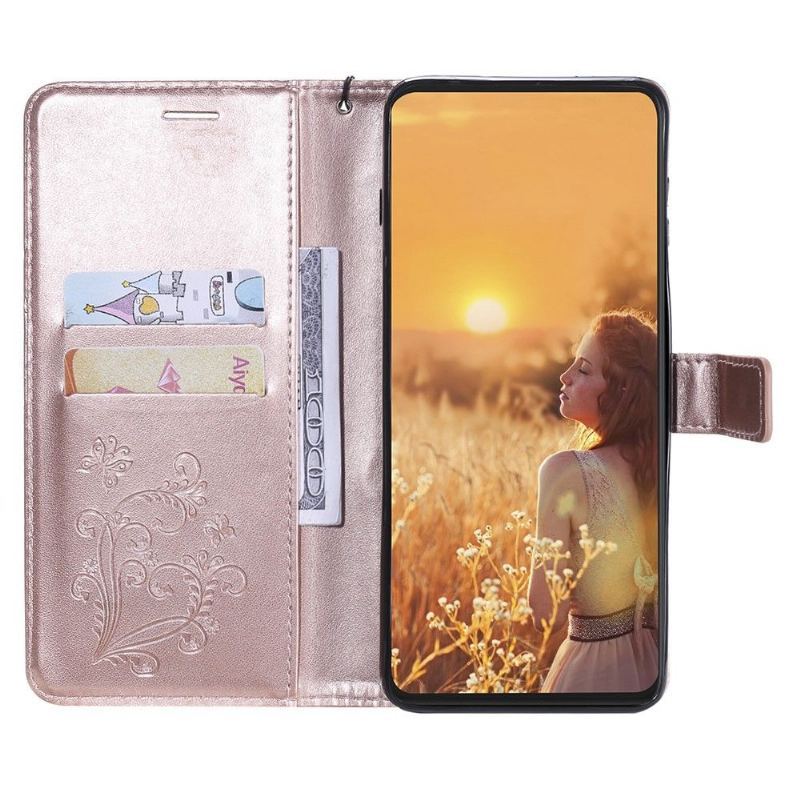 Etui Folio do Samsung Galaxy A22 5G Classic Obsługa Funkcji Motyli