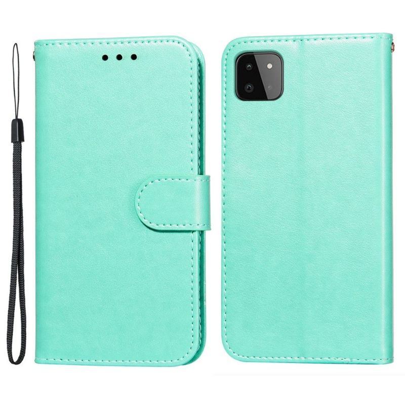 Etui Folio do Samsung Galaxy A22 5G Classic Skórzany Futerał Klapka Posiadacz Karty