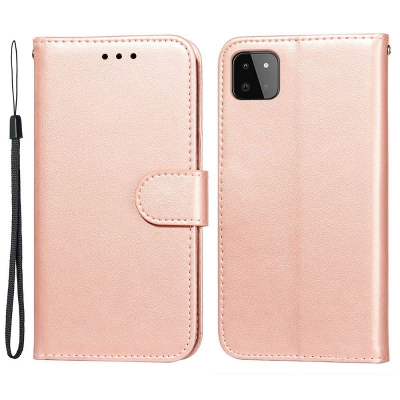 Etui Folio do Samsung Galaxy A22 5G Classic Skórzany Futerał Klapka Posiadacz Karty