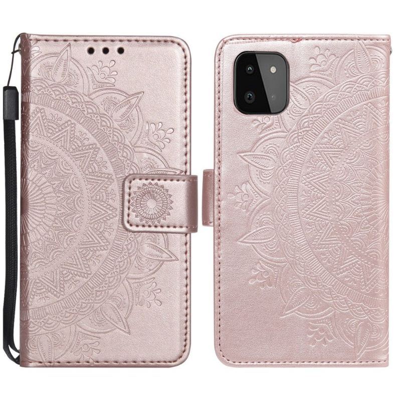 Etui Folio do Samsung Galaxy A22 5G Obrzeża Mandala Sun