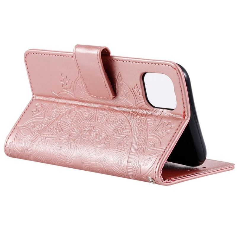 Etui Folio do Samsung Galaxy A22 5G Obrzeża Mandala Sun