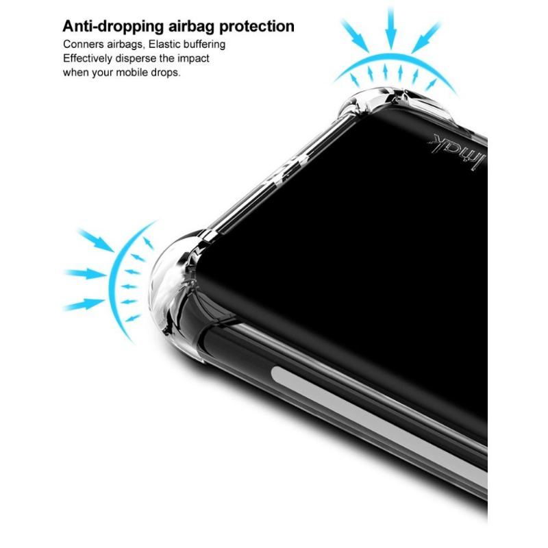 Etui do OnePlus 7T Anti-fall Class Protect — Wyczyść