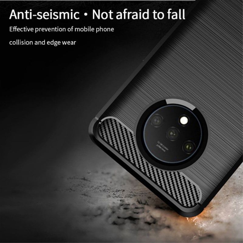 Etui do OnePlus 7T Anti-fall Mofi Brushed Effect - Czarny