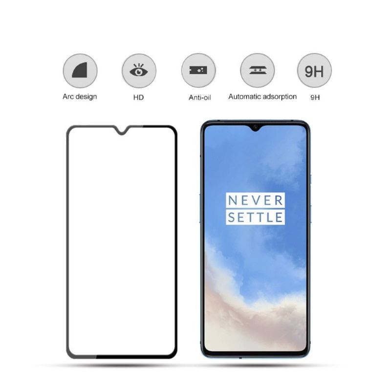 Oneplus 7T - Zestaw 2 Pełnowymiarowych Folii Ze Szkła Hartowanego