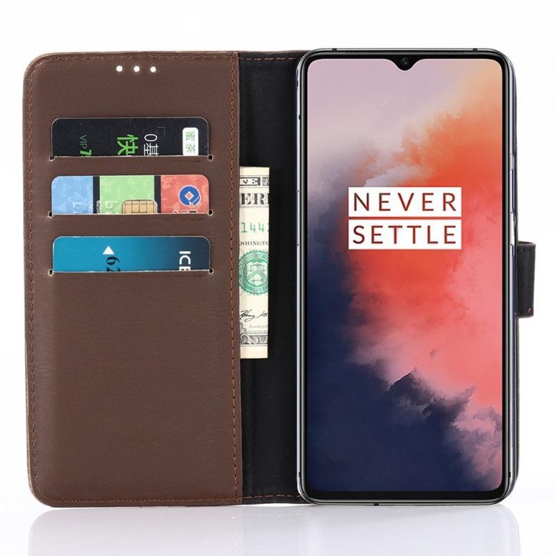 Skórzany Futerał do OnePlus 7T Ze Sztucznej Skóry W Stylu Retro