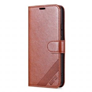 Etui Folio do Xiaomi 13 Efekt Skóry Azns