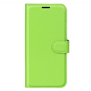 Etui Folio do Xiaomi 13 Klasyczna Sztuczna Skóra Liczi