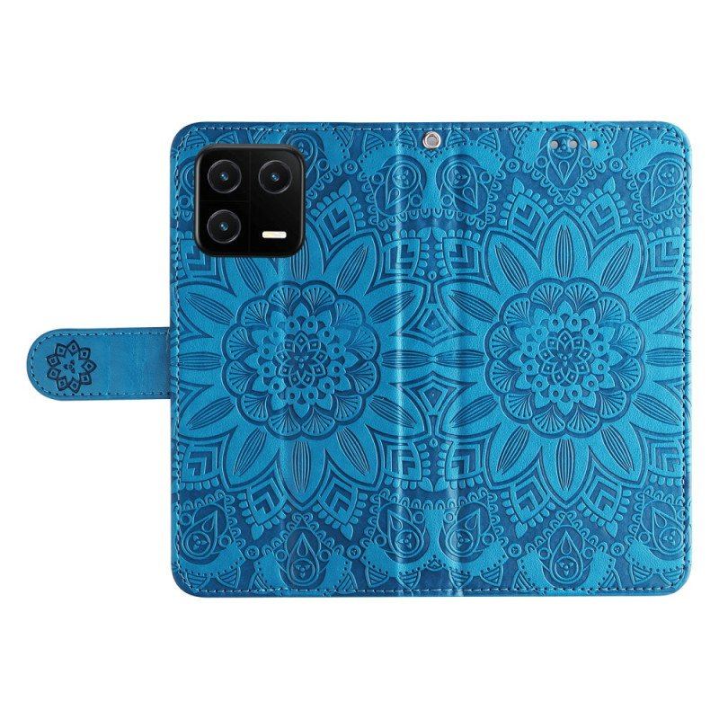 Etui Folio do Xiaomi 13 Mandala Sun Ze Smyczą