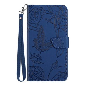 Etui Folio do Xiaomi 13 Motyle I Smycz