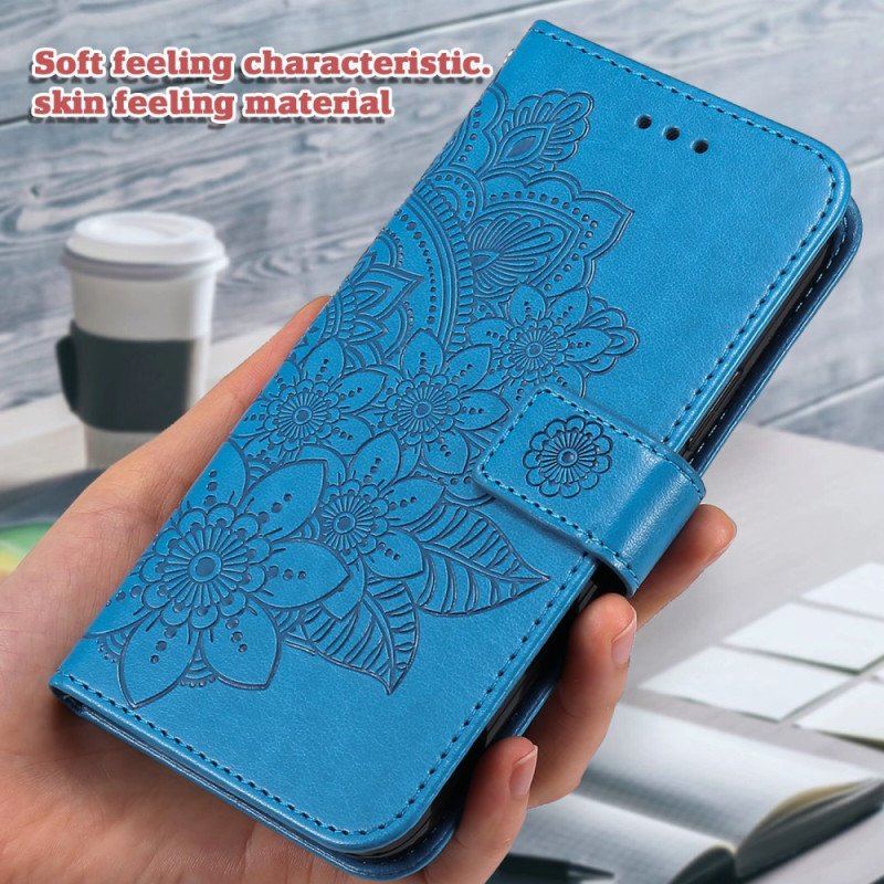 Etui Folio do Xiaomi 13 z Łańcuch Paskowata Mandala