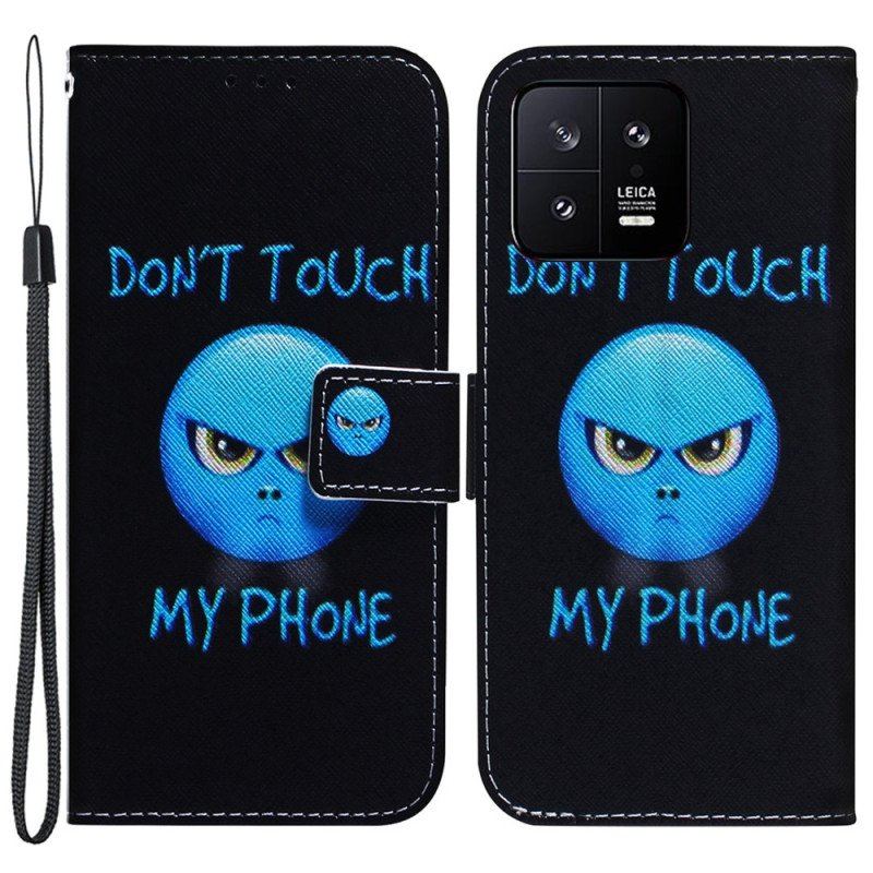 Etui Na Telefon Pokrowce do Xiaomi 13 z Łańcuch Smycz Emoji Telefon