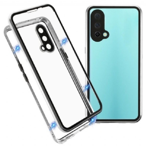 Etui do OnePlus Nord CE 5G Dwustronne Magnetyczne Szkło Hartowane I Metal