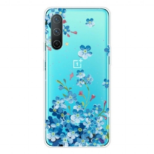 Etui do OnePlus Nord CE 5G Niebieskie Kwiaty