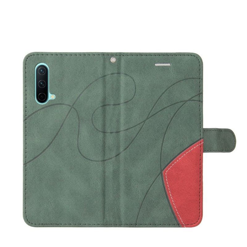 Etui Folio do OnePlus Nord CE 5G Bicolor Artystyczny