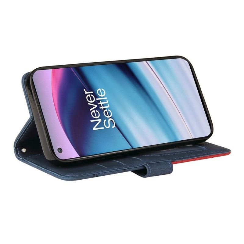 Etui Folio do OnePlus Nord CE 5G Bicolor Artystyczny