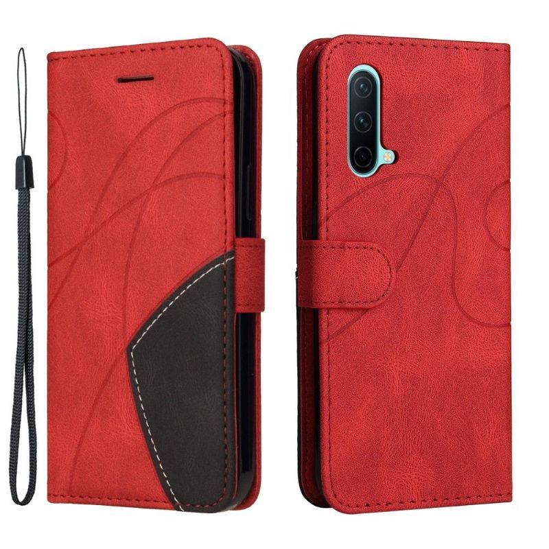 Etui Folio do OnePlus Nord CE 5G Bicolor Artystyczny