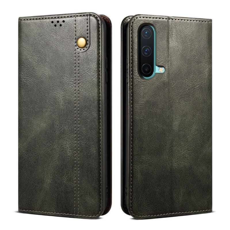 Etui Folio do OnePlus Nord CE 5G Classic Ernestine Odsłonięte Szwy