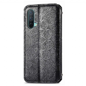 Etui Folio do OnePlus Nord CE 5G Classic Skórzany Futerał Flip Chic Mandala