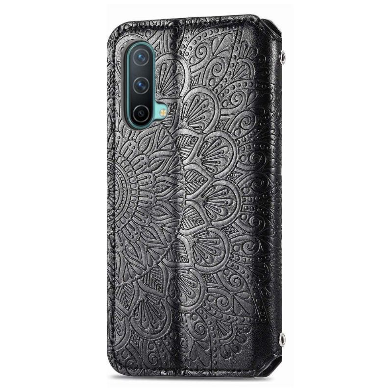 Etui Folio do OnePlus Nord CE 5G Classic Skórzany Futerał Flip Chic Mandala