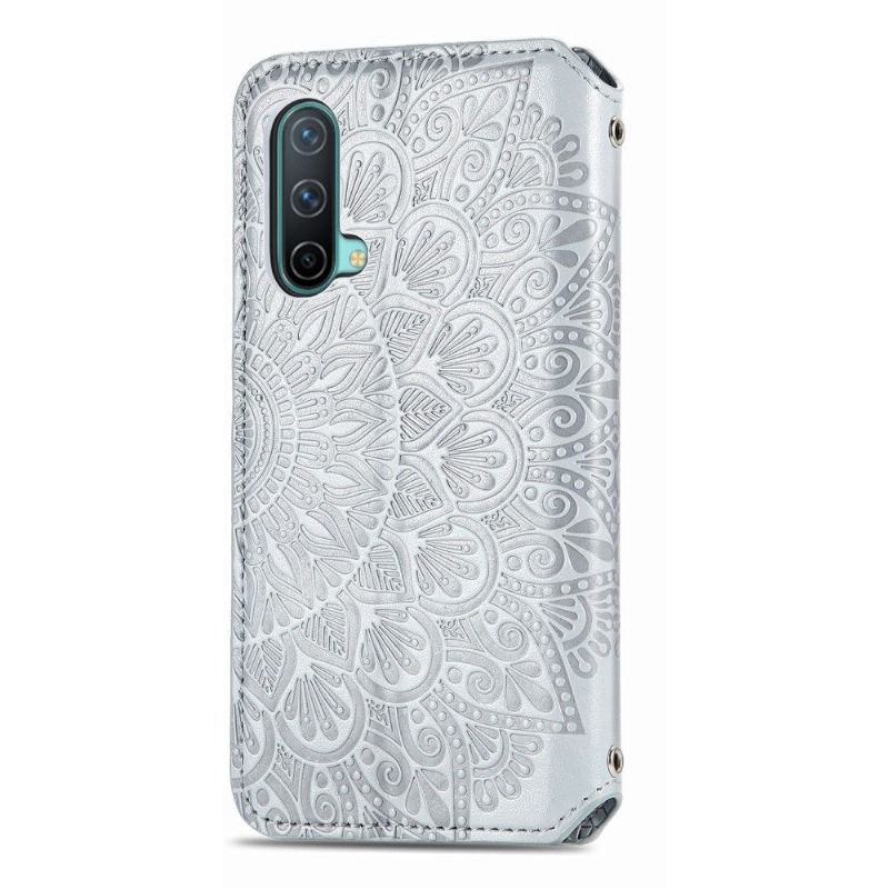 Etui Folio do OnePlus Nord CE 5G Classic Skórzany Futerał Flip Chic Mandala